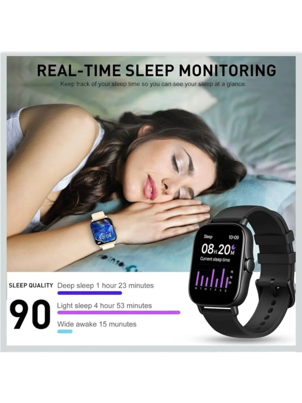 🆕-Smart Watch Touchscreen, Sports Health, Fitness, Sleep Tracker, Timer, Fitness